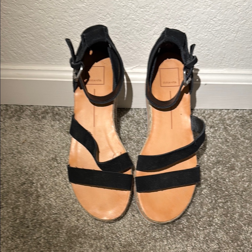 Dolce Vita Black Strappy Sandals